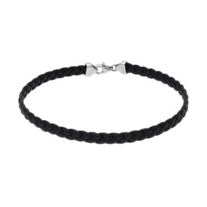 Armband i äkta flätat läder