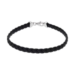 Armband i äkta flätat läder