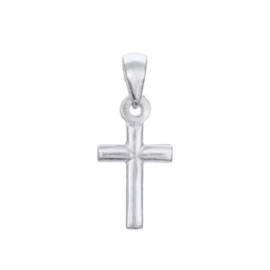 Hängsmycke i äkta silver med kors