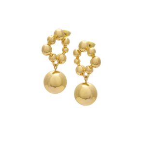 Örhängen i återvunnen metall