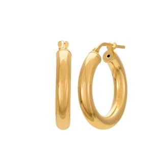 Örhängen i guldplätterat silver